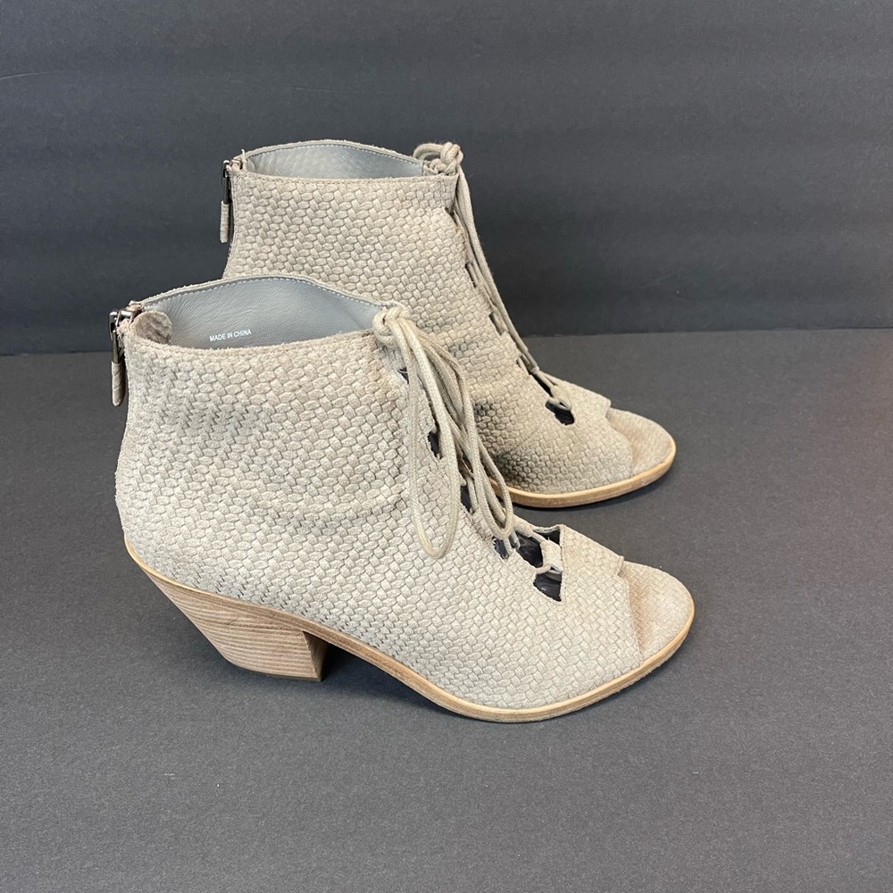 Eileen Fisher Vero Cuoio 'Slew' Lace Up Bootie - Earth Size 9 (Retail $275)